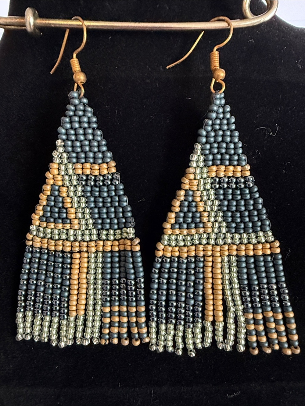 Women’s Boho Seed Bead Glass Earrings